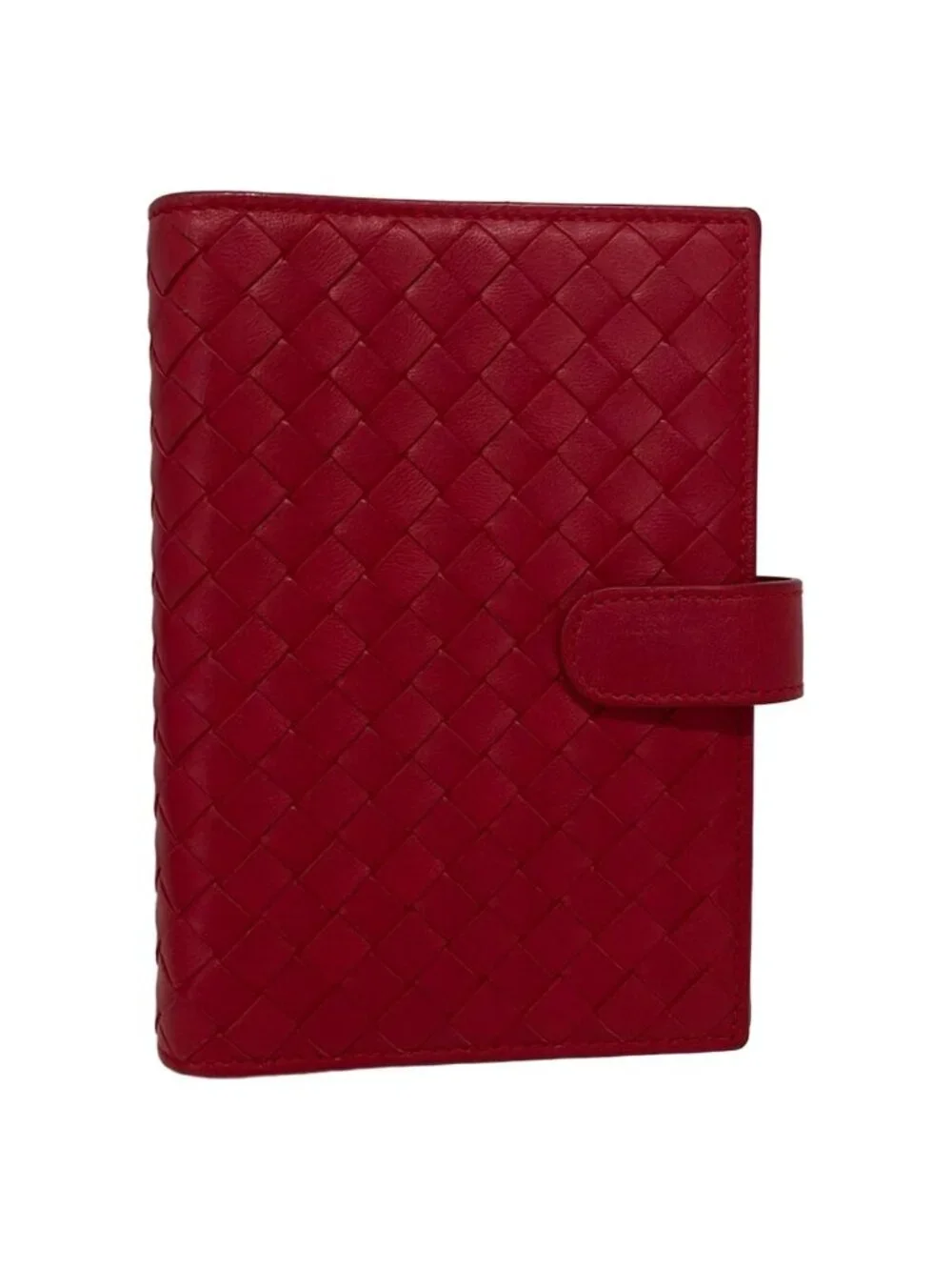 Bottega Veneta Agenda Intrecciato Pink Leather